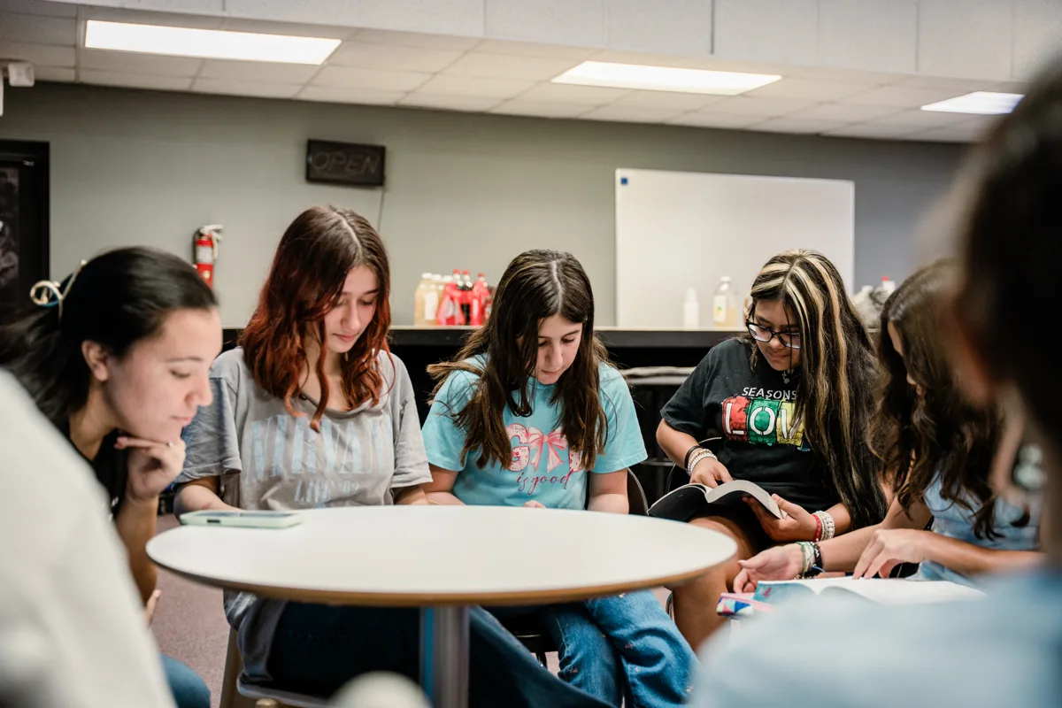 CF Students learning together